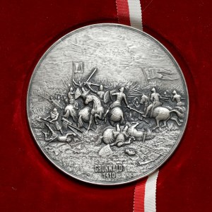 Medal SREBRO Władysław Jagiełło / Grunwald, 1988 - b.rzadki