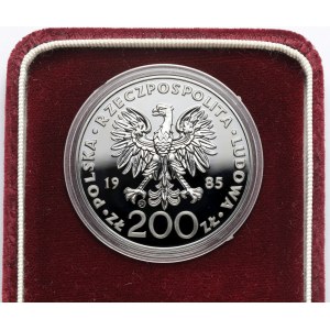 200 złotych 1985 Jan Paweł II - stempel zwykły - nakład nieznany