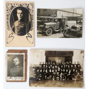 II RP, Fotografie wojskowe - zestaw (4szt)