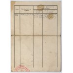 Centralny Polski Komitet Pomocy dla Uchodźców w Rumunii - karta rejestracji 1939