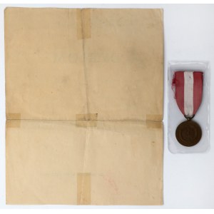 II RP, Medal za Długoletnią Służbę - Brązowy (X)