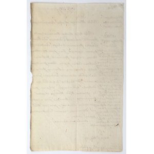 Stanisław Urwin Niemcewicz, List do Rządu Wielkiego Księstwa Poznańskiego 1817