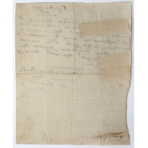 Seweryn Rzewuski - Przywódca konfederacji targowickiej - List z 1777