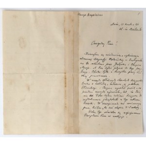 Henryk Biegeleisen - etnograf i historyk - List z 1911