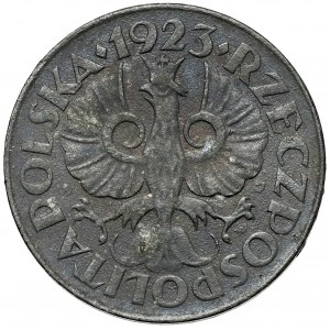 Generalna Gubernia, 10 groszy 1923 - SKRĘTKA - destrukt