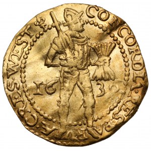 Niderlandy, West Friesland, Dukat 1636 - przycięty