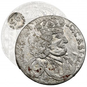 Jan II Kazimierz, Szóstak Kraków 1656 IT - BEZ obwódki