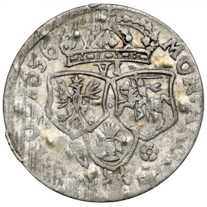 Jan II Kazimierz, Szóstak Kraków 1656 IT - BEZ obwódki