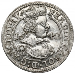 Austria, Ferdynand Karol, 3 krajcary 1642, Hall