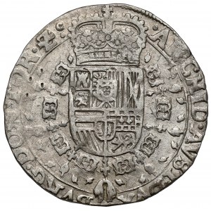 Niderlandy hiszpańskie, Filip IV, 1/2 patagona 1647, Tournai