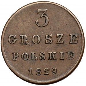 3 grosze polskie 1829 FH