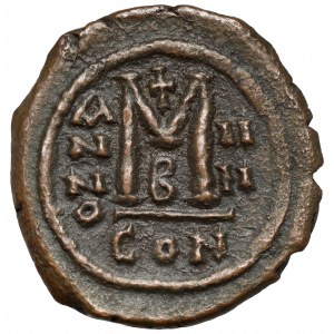 Maurycy Tyberiusz (582-602 n.e.) Follis, Konstantynopol