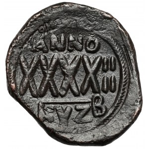 Bizancjum, Fokas (602-610 n.e.) Follis, Kyzikos