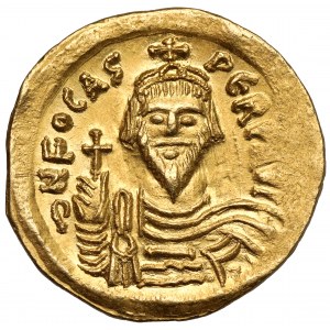 Bizancjum, Fokas (602-610 n.e.) Solidus, Konstantynopol