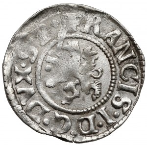 Pomorze, Franciszek I, Szeląg podwójny 1620, Szczecin - KRZYŻ przed DS