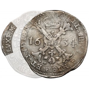 Luksemburg, Filip IV, Patagon 1634, Droit - b.rzadki