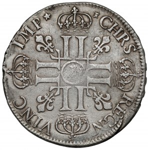 Francja, Ludwik XIV, 1/2 ecu 1691