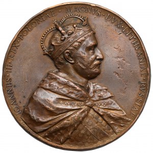 Medal 200. rocznica bitwy pod Wiedniem, Sobieski 1883