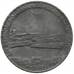 Medal, Tadeusz Kościuszko 1917 - on zerwał kajdany...