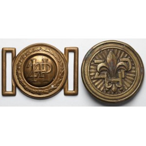 Związek Harcerstwa Polskiego, Klamry do pasa - zestaw (2szt)