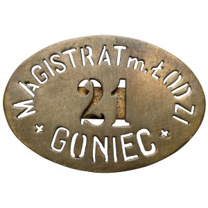 Odznaka, Magistrat m.Łodzi - Goniec - nr.21