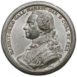 Kurlandia, Maurycy Saski, Medal pośmiertny 1750