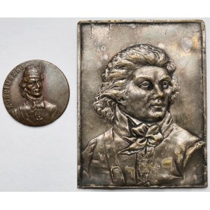 Tadeusz Kościuszko - Plakietka i przypinka - zestaw (2szt)