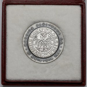 Medal otwarcie Gabinetu Numizmatycznego 1995