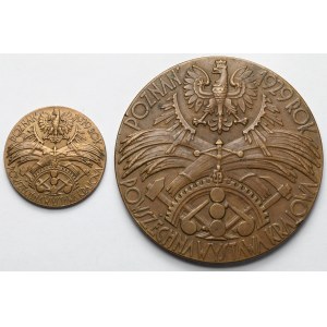 Medal, Powszechna Wystawa Krajowa Poznań 1929 - duży i mały - zestaw (2szt)