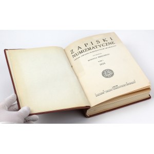 Lwowskie Zapiski Numizmatyczne 1925-1928 - prawie KOMPLET - b.rzadki