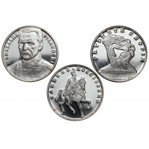Mały Tryptyk 100.000 złotych 1990 - komplet (3szt)