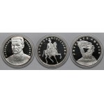 Mały Tryptyk 100.000 złotych 1990 - komplet (3szt)