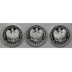 Mały Tryptyk 100.000 złotych 1990 - komplet (3szt)