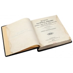 Ignacy ZAGÓRSKI, Monety dawnej Polski..., KOMPLET we wspólnej oprawie, Warszawa 1845
