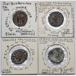 Gallien i Maksymian Herkuliusz, Antoniniany - zestaw (4szt)