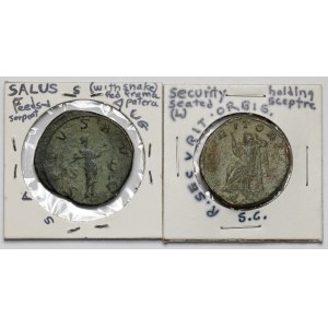Filip I Arab (244-249 n.e.) Sesterce - zestaw (2szt)