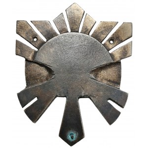 Fragment odznaki, 60 Pułk Piechoty Wielkopolskiej [19] - w SREBRZE