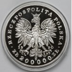 DUŻY Tryptyk 200.000 złotych 1990 Piłsudski