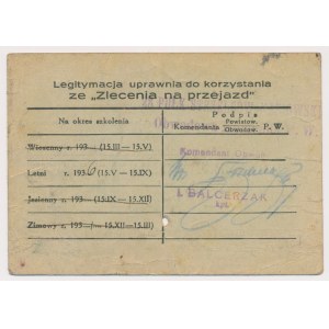 Związek Harcerstwa Polskiego, Harcerska legitymacja obozowa - II RP