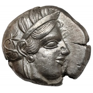 Grecja, Attyka, Ateny, Tetradrachma (454-404 p.n.e.) - sówka - b.ładna