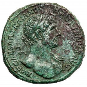 Hadrian (117-138 n.e.) Sesterc, Rzym - piękny