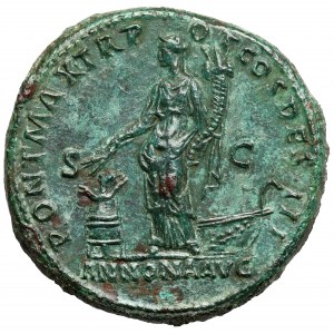 Hadrian (117-138 n.e.) Sesterc, Rzym - piękny