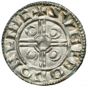 Anglia, Knut (1016-1035) Denar - Pointed Helmet, Lincoln