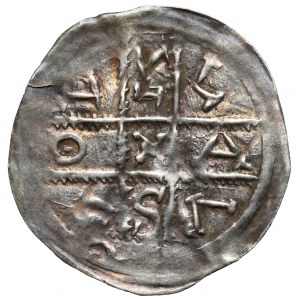 Śląsk, Mieszko I Plątonogi (1163-1211), Denar Wrocław - LODIZLAVS