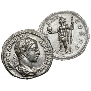 Aleksander Sewer (222-235 n.e.) Denar, Rzym - wyśmienity styl