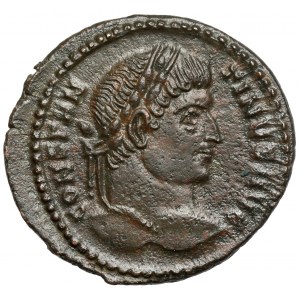 Konstantyn I Wielki (306-337 n.e.) Follis, Trier - SARMATIA DEVICTA