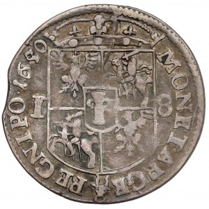 Jan II Kazimierz, Ort Wschowa 1650 - bardzo rzadka odmiana