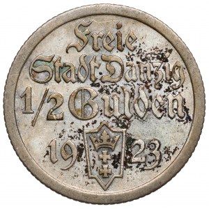 Gdańsk, 1/2 guldena 1923