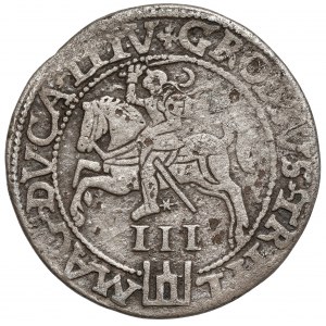 Zygmunt II August, Trojak Wilno 1562 - SZEROKI