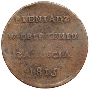 Oblężenie Zamościa, 6 groszy 1813 - bardzo rzadkie